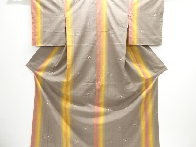 Japanese Kimono / Tsumugi Omeshi Silk